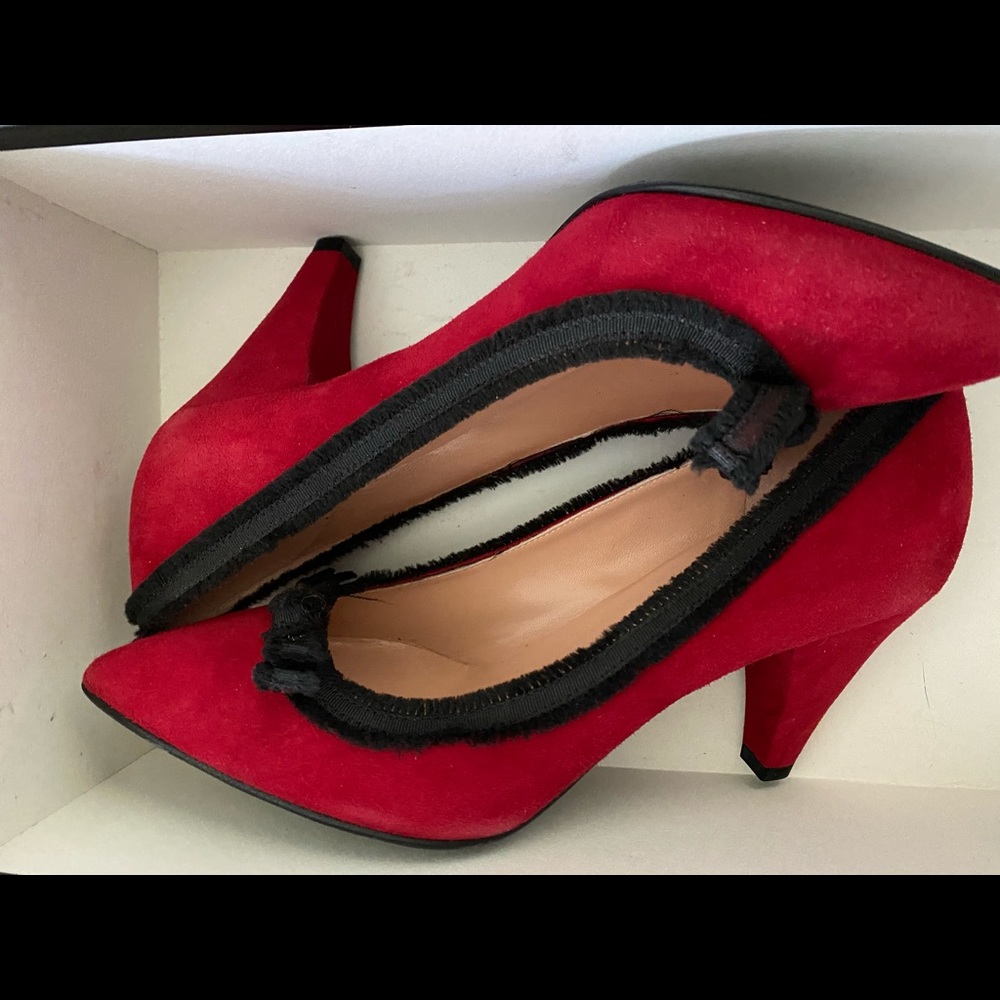 Marc by Marc Jacobs Red Suede Heels